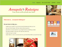 Tablet Screenshot of annapolisredesigns.com